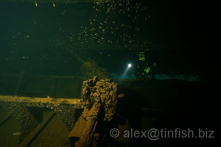 Heian_Maru-023.JPG - Maz explores inside