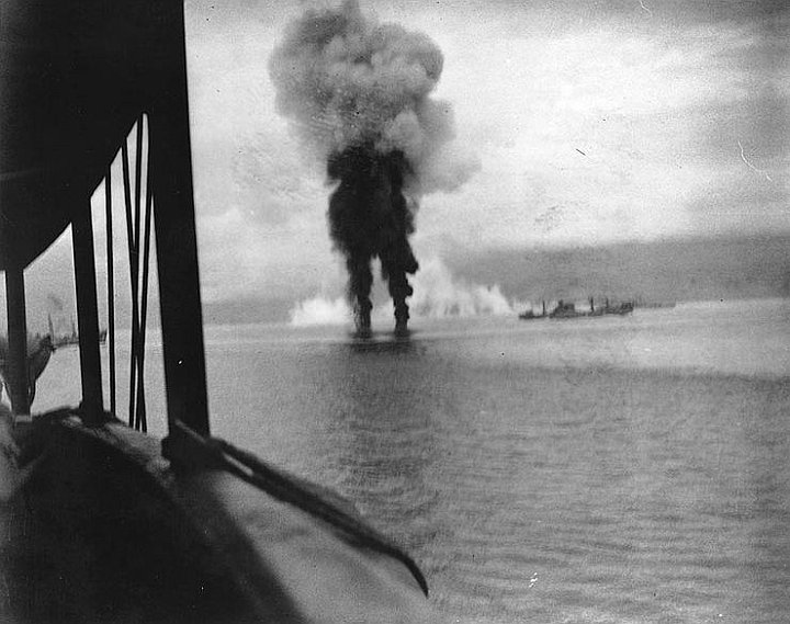 Naval_Battle_of_Guadalcanal.jpg - Japanese plans shot down off Guadalcanal