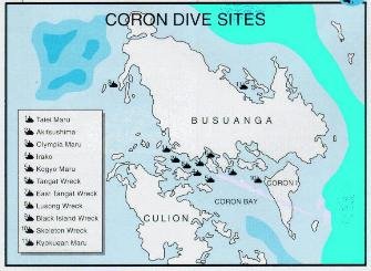 coron2.jpg - Map of Coron divesites