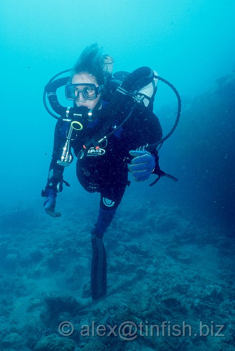 Marion.jpg - Marion on the KISS Rebreather