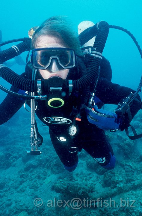 Marion2.jpg - Marion on the KISS Rebreather