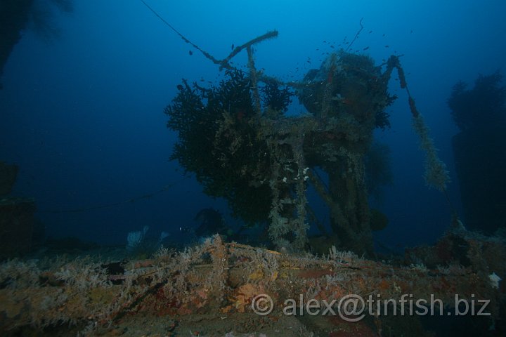 USS_Aaron_Ward-90.JPG - Search light tower